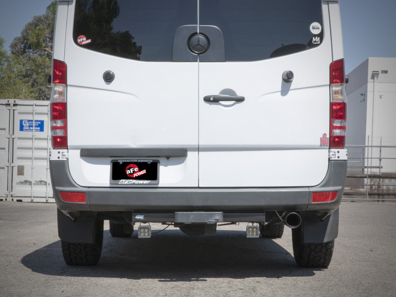 aFe Vulcan Series 3 IN 304 Stainless Steel DPF-Back Exhaust System w/ Black Tip - 49-36504-B