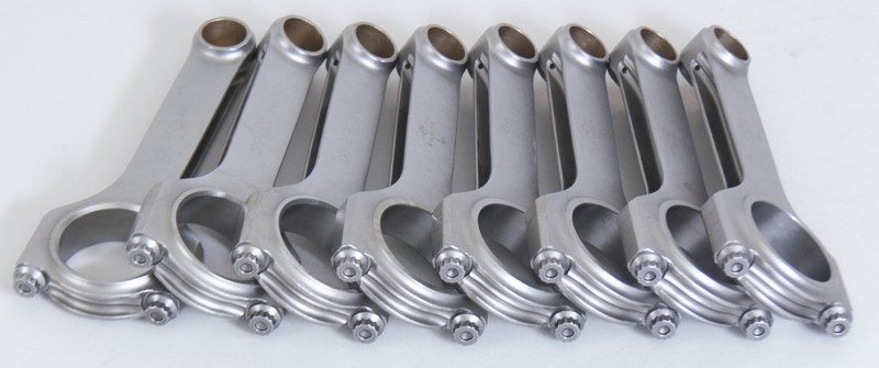Eagle Chevrolet Big Block 6.535in Length ARP 2000 Bolts Forged 4340 Steel H-Beam Rods - Set of 8