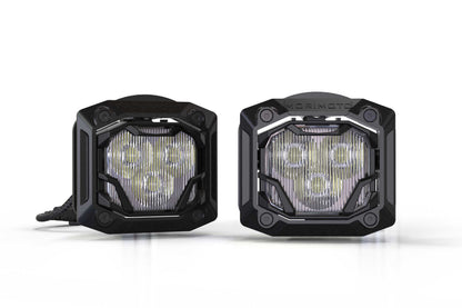 Morimoto 4Banger Flush-Mount Kit: (NCS Yellow Flood Beam)