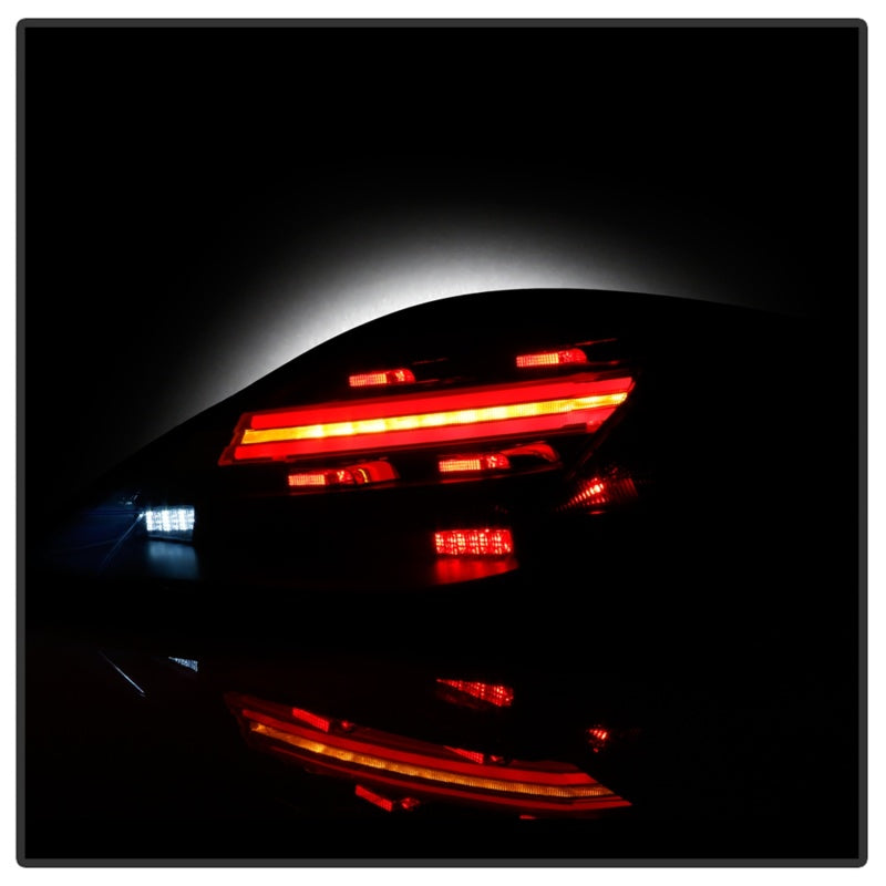 Spyder Porsche 987 Cayman 06-08 / Boxster 09-12 LED Tail Lights - Sequential Signal - Smoke SPYDER