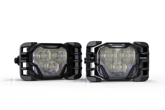 4Banger Fog Lights: 17+ Super Duty (HXB White SAE Wide Beam)