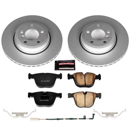 Power Stop 02-05 BMW 745i Rear Z23 Evolution Sport Coated Brake Kit PowerStop