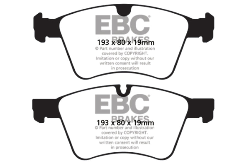 EBC YellowStuff Front Brake Pads - DP41860R EBC