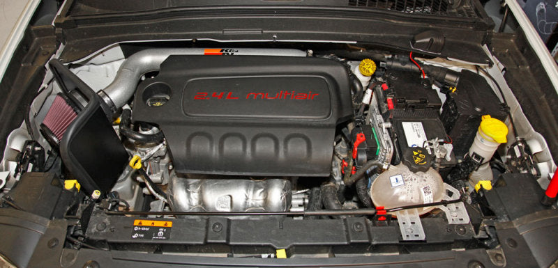 K&N 2015 Jeep Renegade L4-2.4L High Flow Performance Air Intake Kit K&N Engineering