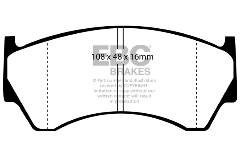EBC GreenStuff Front Brake Pads - DP21044 EBC