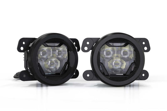 4Banger Fog Lights: 14-17 Cherokee (HXB Yellow Spot Beam)
