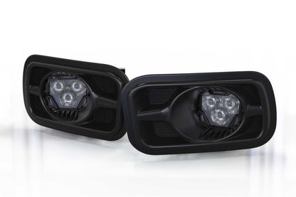 4Banger Fog Lights: 09-12 Ram 1500 (HXB White SAE Wide Beam)