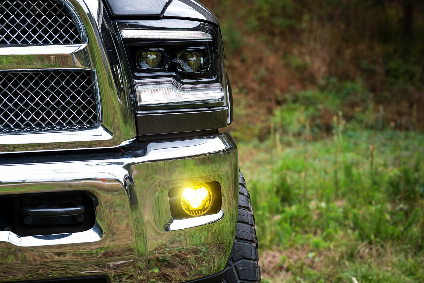 4Banger Fog Lights: 10-18 Ram HD (NCS Yellow Combo Beam)