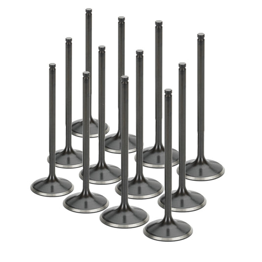 Supertech Nissan RB25DET NEO (w/Hydraulic Lifters) Black Nitrided Intake Valve - +1mm OS Set Supertech