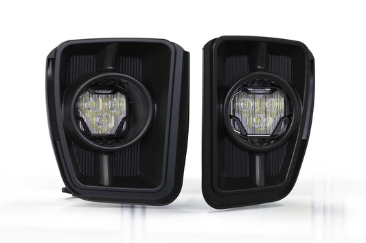4Banger Fog Lights: 13-18 Ram 1500 (HXB White Combo Beam)