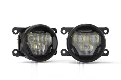 4Banger Fog Lights: 19+ Ram 1500 (HXB White SAE Wide Beam)