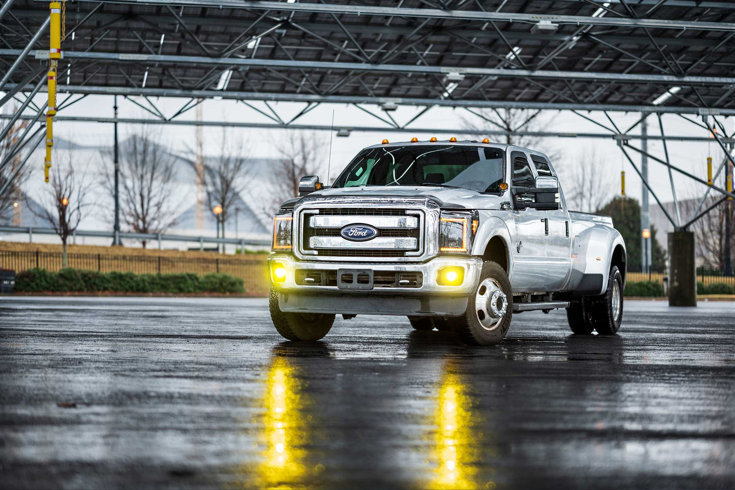 4Banger Fog Lights: 99-16 Super Duty (NCS Yellow SAE Wide Beam)