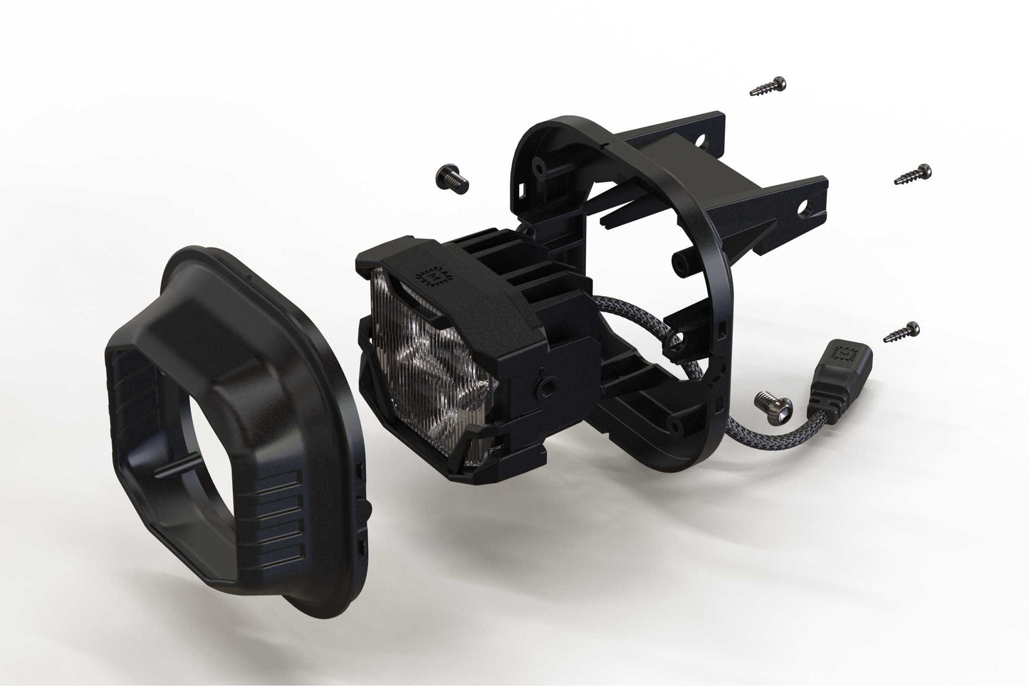 4Banger Fog Lights: 99-16 Super Duty (HXB White SAE Wide Beam)