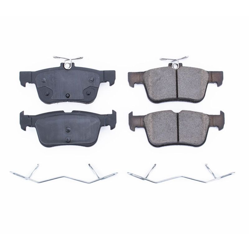 Power Stop 17-18 Ford Edge Rear Z17 Evolution Ceramic Brake Pads w/Hardware PowerStop