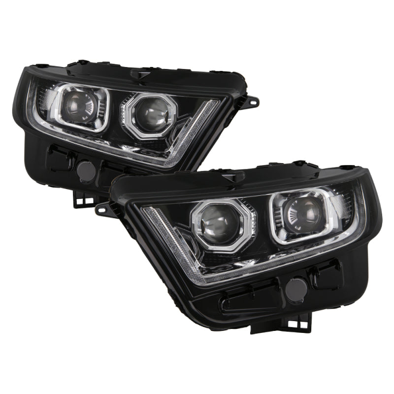 xTune 15-16 Ford Edge (Halogen Model Only) LED Projector Headlights - Chrome PRO-JH-FEDGE15-LED-C SPYDER