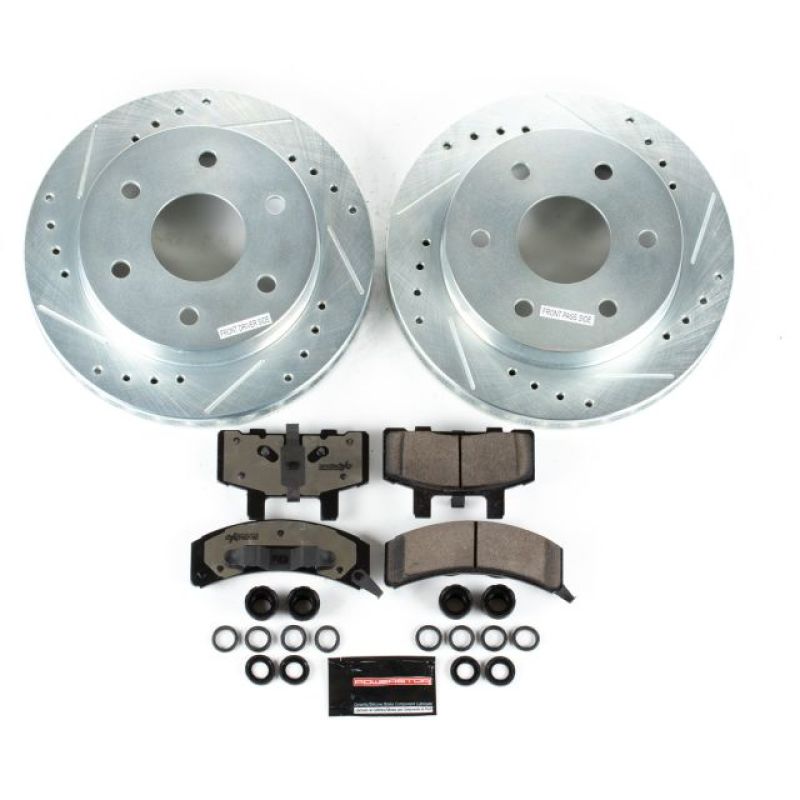 Power Stop 99-00 Cadillac Escalade Front Z36 Truck & Tow Brake Kit PowerStop