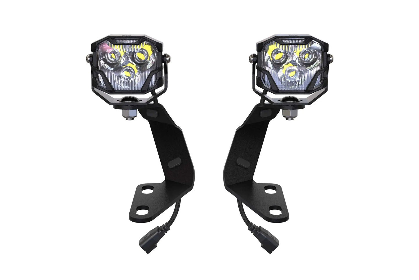 Morimoto 4Banger Ditch Light Kit: 10-13 4Runner (HXB White SAE Wide Beam) Morimoto