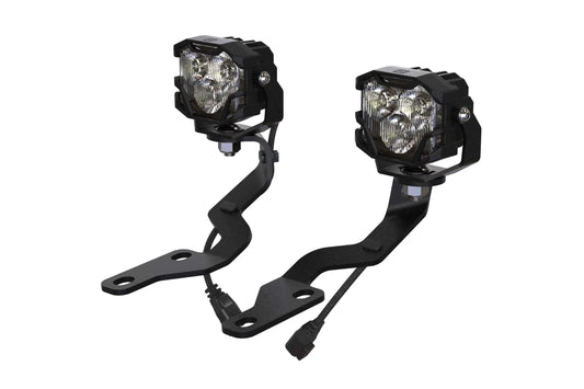 Morimoto 4Banger Ditch Light Kit: 05-15 Tacoma (HXB White SAE Wide Beam) Morimoto