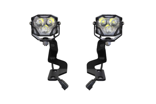 Morimoto 4Banger Ditch Light Kit: 07-13 Tundra (NCS Yellow SAE Wide Beam) Morimoto