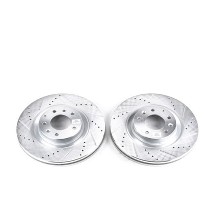 Power Stop 07-15 Mazda CX-9 Front Evolution Drilled & Slotted Rotors - Pair PowerStop