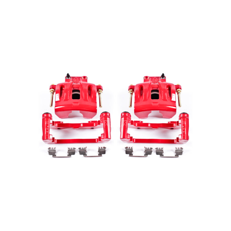Power Stop 05-11 Chrysler 300 Front Red Calipers w/Brackets - Pair PowerStop
