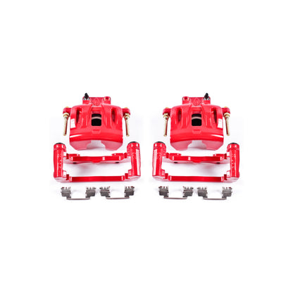Power Stop 05-11 Chrysler 300 Front Red Calipers w/Brackets - Pair PowerStop