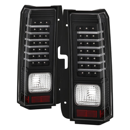 Xtune Hummer H3 06-09 ( Non H3T ) LED Tail Lights Black ALT-ON-HH306-LED-BK SPYDER