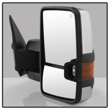 Load image into Gallery viewer, xTune Chevy Silverado 03-06 Heated Amber Signal Telescoping Mirrors Chrome MIR-CS03S-G3C-PWH-AM-SET