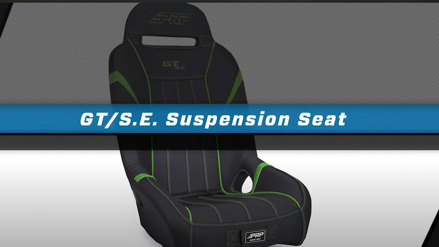 PRP GT/S.E. Suspension Seat - Black/Green A5701-PORXP-W