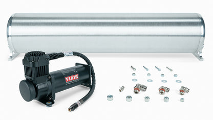 Air Lift 27769 28in FLO Tank w/ Viair 444c Black Compressor (Incl. Fittings & Tank Mounting Hardware)