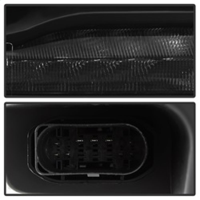 xTune Dodge Ram 13-17 ( w/ Factory Projector LED) Projector Headlight - Black HD-JH-DR13-P-BK SPYDER