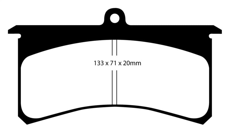 EBC YellowStuff Rear Brake Pads - DP4007R EBC