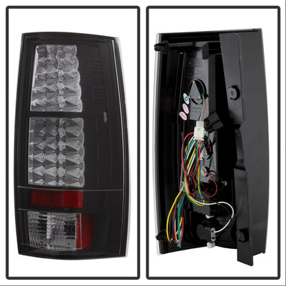 Spyder Chevy Suburban/GMC Yukon/Yukon Denali 07-14 LED Tail Lights Blk ALT-YD-CSUB07-LED-BK SPYDER