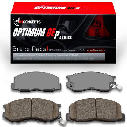 R1 Front OE Brake Pads 1984-1989 Toyota Van/Van Wagon - 2551-0263-00