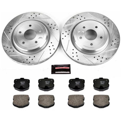 Power Stop 06-13 Chevrolet Corvette Rear Z23 Evolution Sport Brake Kit PowerStop