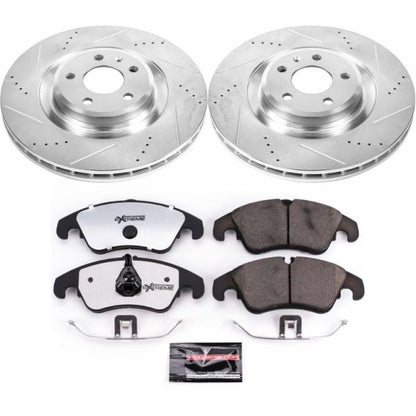 Power Stop 10-11 Audi S4 Front Z26 Street Warrior Brake Kit PowerStop