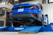 Load image into Gallery viewer, MBRP 2022 Subaru BRZ 2.4L/Toyota GR86 2.4L 2.5in Dual Split Rear Exit w/ Quad CF Tips - T304