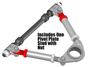 SPC Performance Upper Control Arm End Pivot Stud for Cross Shaft End - 92005