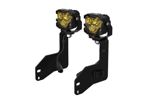Morimoto 4Banger Ditch Light Kit: 11-16 Super Duty (NCS Yellow SAE Wide Beam) Morimoto