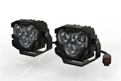 Morimoto 4Banger Surface-Mount Kit: (NCS White Flood Beam)