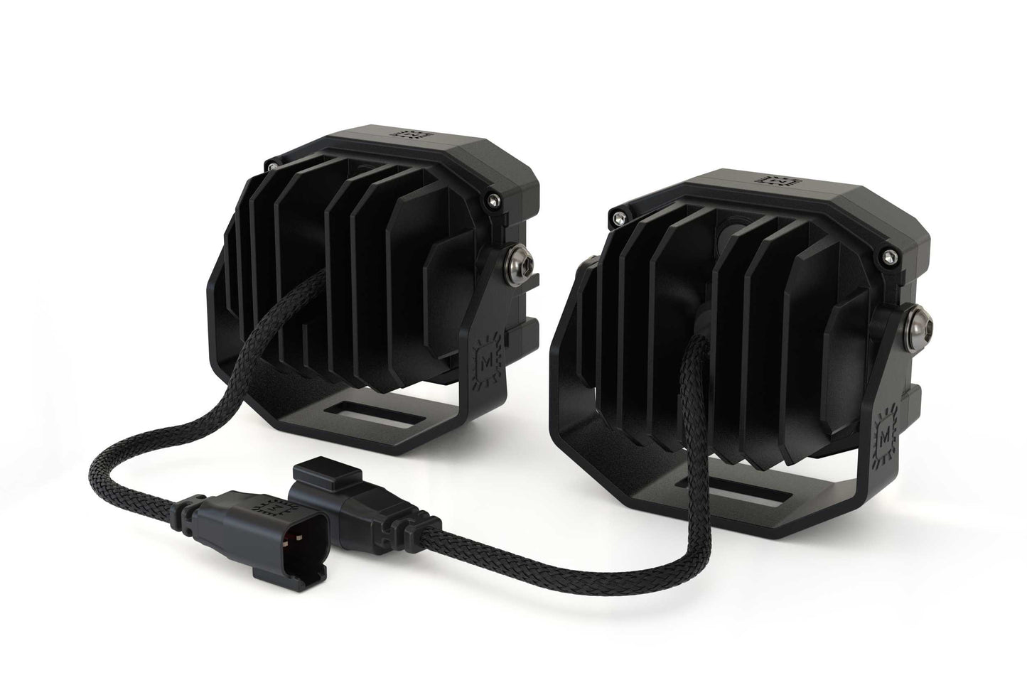 Morimoto 4Banger Surface-Mount Kit: (HXB White Flood Beam)