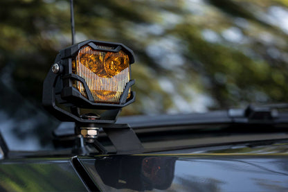 Morimoto 4Banger Surface-Mount Kit: (HXB Yellow Flood Beam)