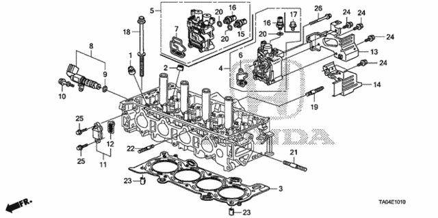 OEM Honda Filter Assembly, Spool Valve - Honda (15815-R40-A01) X1