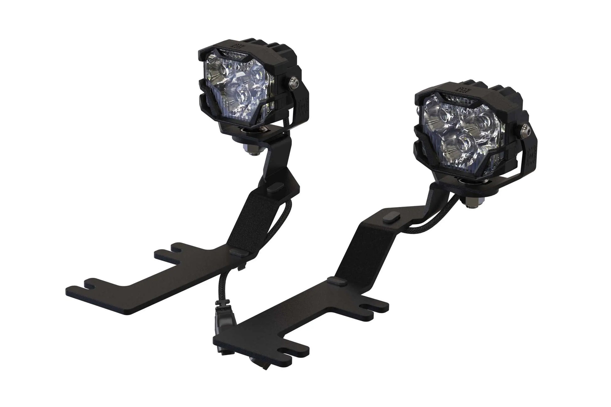 Morimoto 4Banger Ditch Light Kit: 14-18 Silverado 1500 (HXB Yellow Combo Beam) Morimoto