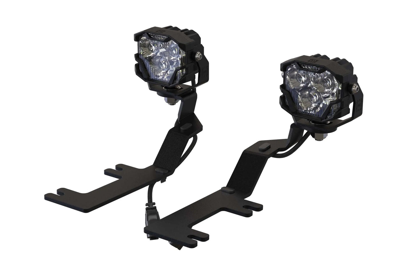 Morimoto 4Banger Ditch Light Kit: 14-18 Silverado 1500 (HXB White Combo Beam) Morimoto