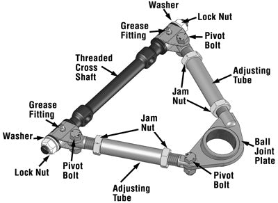 SPC Performance Adjustable Upper Control Arm - 92142