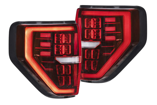Morimoto XB LED Tail Lights: Ford F-150 (09-14 / Red Lens / Set) Morimoto
