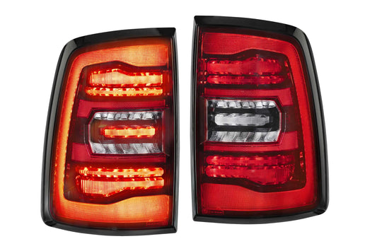 Morimoto XB LED Tail Lights: Dodge Ram (09-18 / Gen II / Red Lens / Set) Morimoto