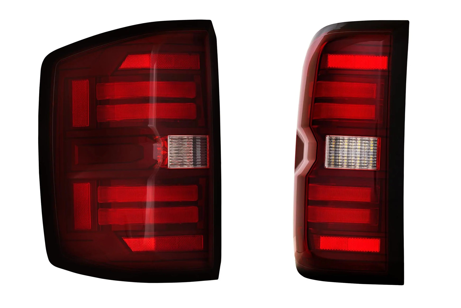 Morimoto XB LED Tail Lights: Chevrolet Silverado (14-19 / Red Lens / Set) Morimoto