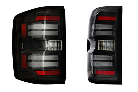 Morimoto XB LED Tail Lights: Chevrolet Silverado (14-19 / Smoked Lens / Set) Morimoto